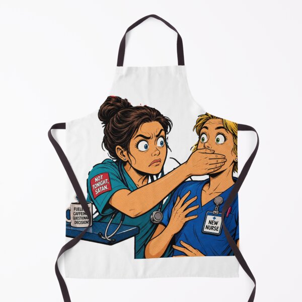 Item preview, Funny Night Shift Nurse Meme designed and sold by BestCoolStuff.