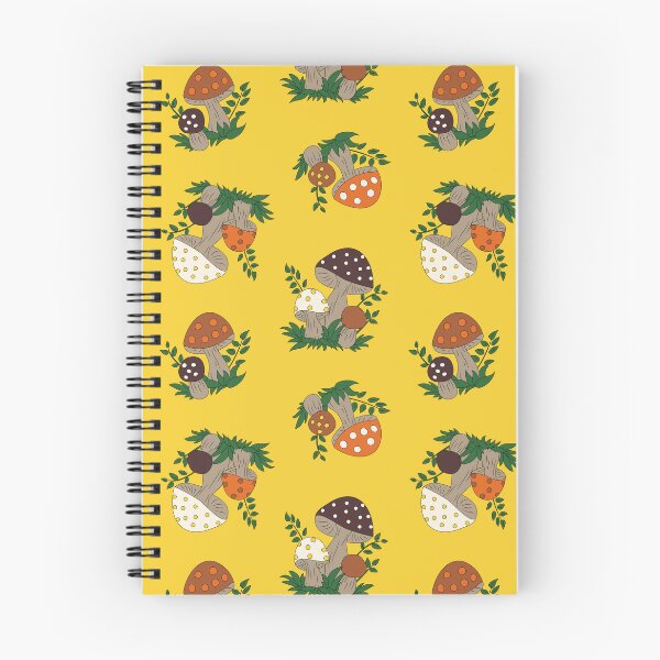Item preview, Those Happy Mushrooms Toss in Yellow designed and sold by YesterdayColl.