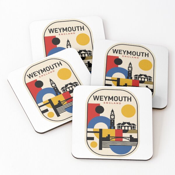 Item preview, Retro Weymouth Bauhaus Geometric Skyline designed and sold by k3rstman1.