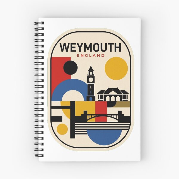 Item preview, Retro Weymouth Bauhaus Geometric Skyline designed and sold by k3rstman1.