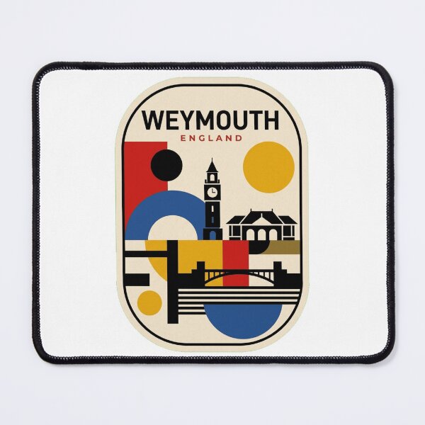 Item preview, Retro Weymouth Bauhaus Geometric Skyline designed and sold by k3rstman1.