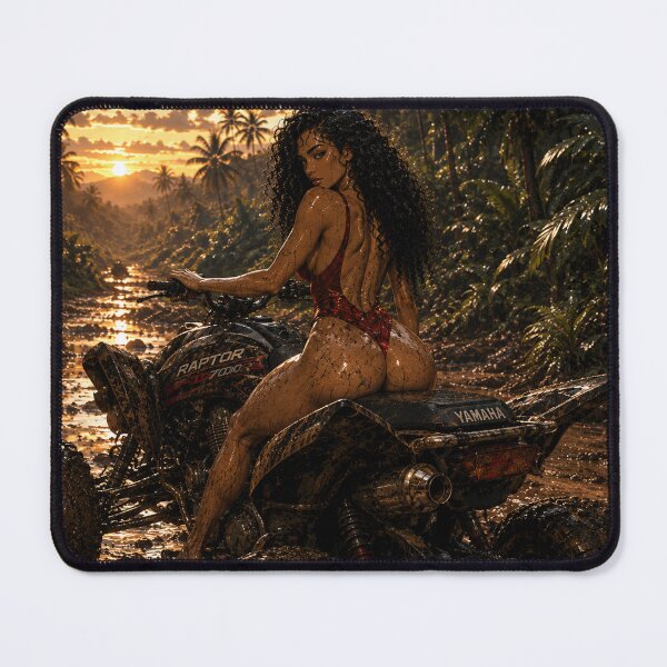 Item preview, Wild Ride | ATV Jungle Adventure | Cinematic Motorsport Wall Art designed and sold by TedKentPhoto.