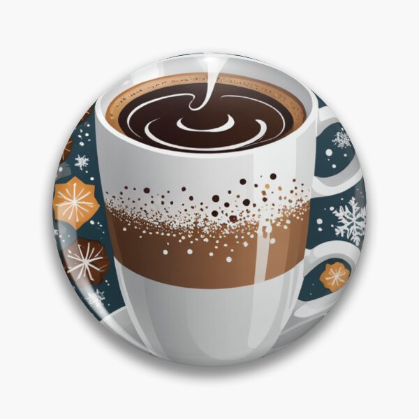 Item preview, Coffee Cup Character Winter Holiday Style – Coffee lover gift designed and sold by michallechowicz.