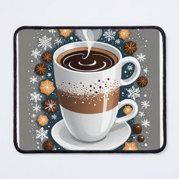 Item preview, Coffee Cup Character Winter Holiday Style – Coffee lover gift designed and sold by michallechowicz.