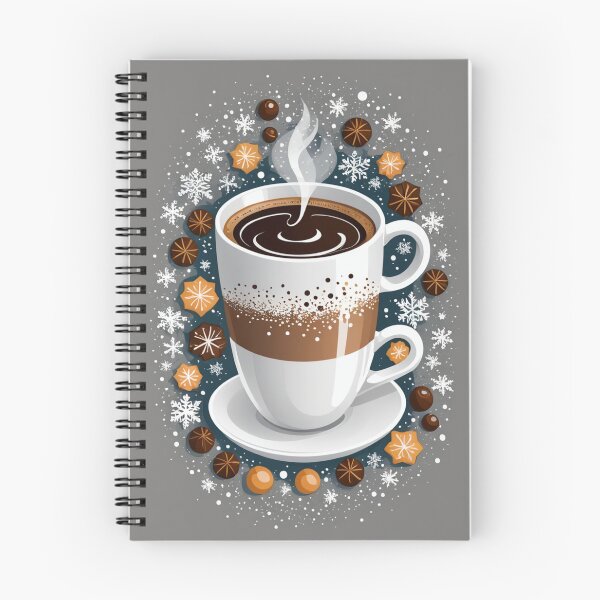 Item preview, Coffee Cup Character Winter Holiday Style – Coffee lover gift designed and sold by michallechowicz.