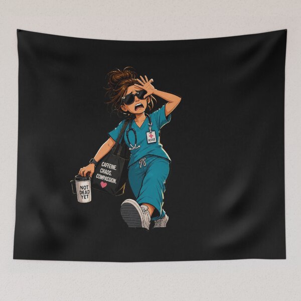 Item preview, Funny Night Shift Nurse Memes designed and sold by BestCoolStuff.