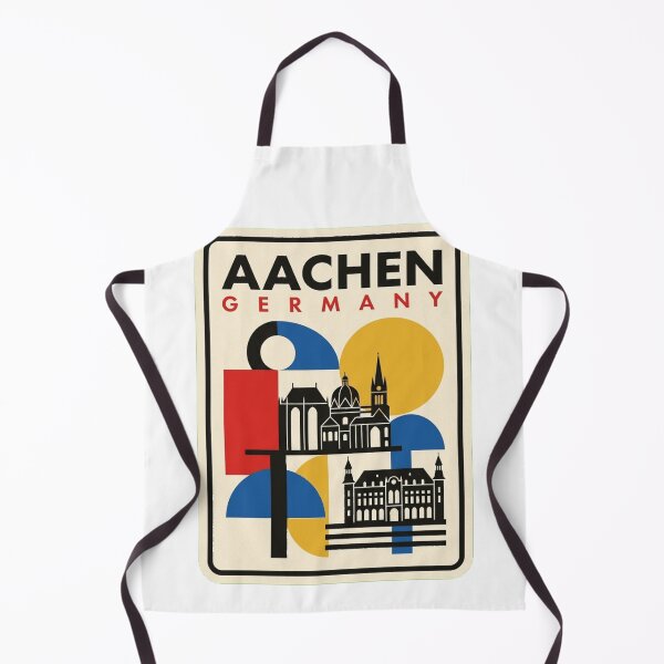 Item preview, Retro Aachen Bauhaus Geometric Skyline designed and sold by k3rstman1.