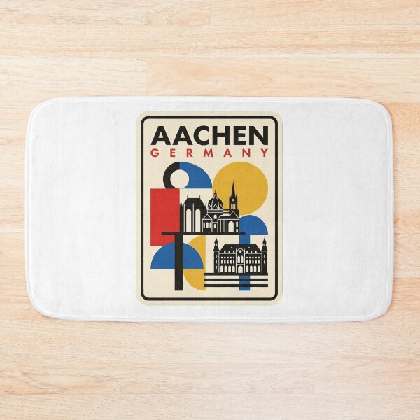 Item preview, Retro Aachen Bauhaus Geometric Skyline designed and sold by k3rstman1.