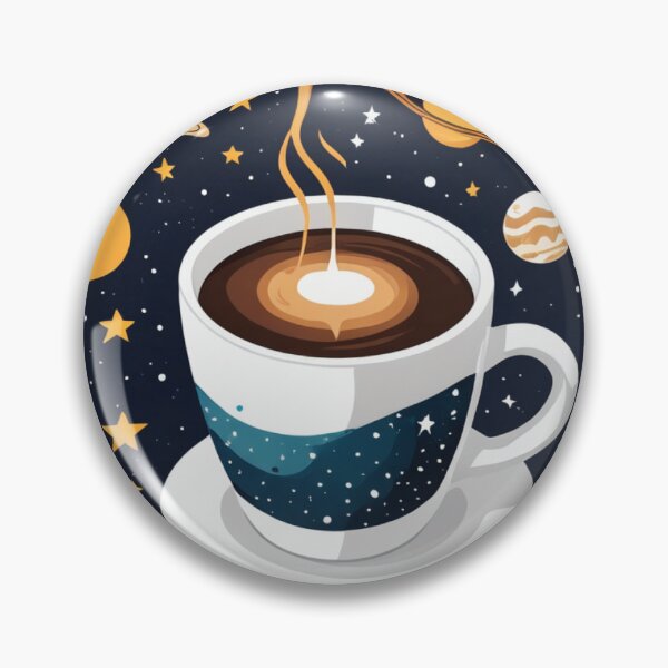 Item preview, Coffee Cup Character Galaxy Space Style – Coffee lover gift designed and sold by michallechowicz.