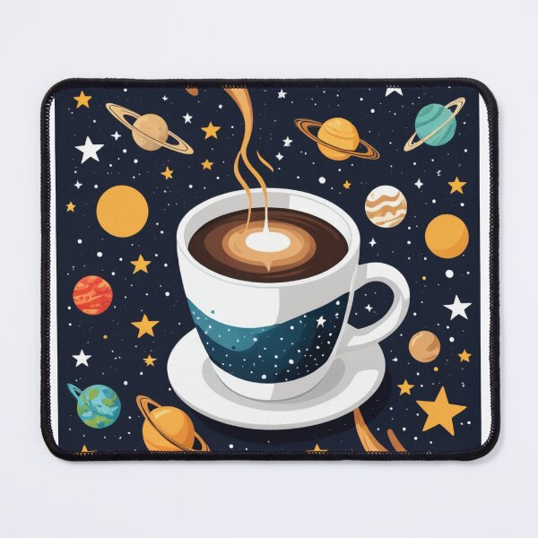 Item preview, Coffee Cup Character Galaxy Space Style – Coffee lover gift designed and sold by michallechowicz.
