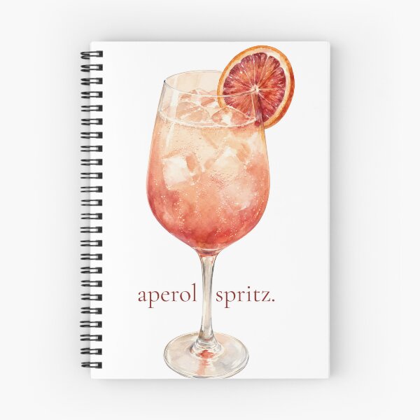 Item preview, Aesthetic Aperol Spritz Cocktail Art designed and sold by UnripeAlmond.