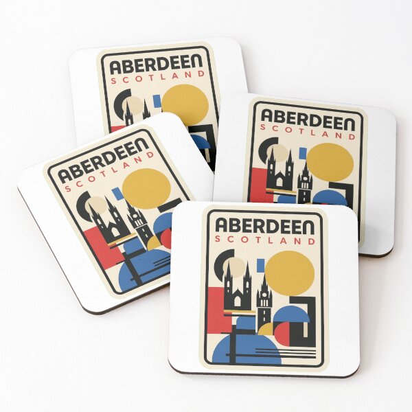 Item preview, Retro Aberdeen Bauhaus Geometric Skyline designed and sold by k3rstman1.