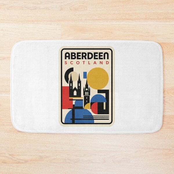 Item preview, Retro Aberdeen Bauhaus Geometric Skyline designed and sold by k3rstman1.
