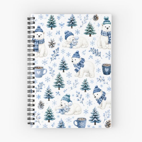 Item preview, Cozy Polar Bear Winter Pattern designed and sold by TinyWeird.