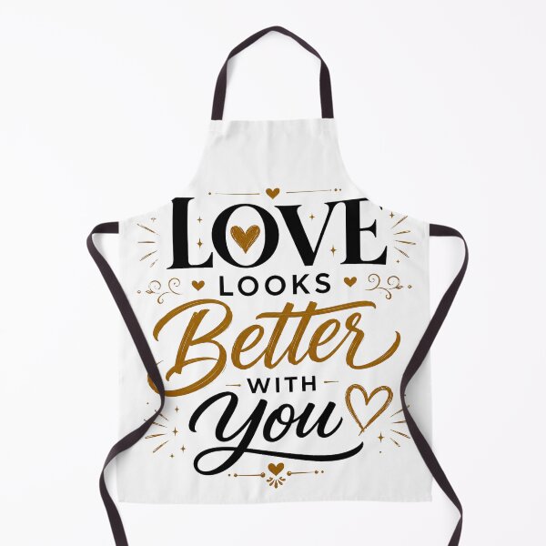 Item preview, Love Looks Better With You Modern Love Quote  designed and sold by AbsheerDesign.