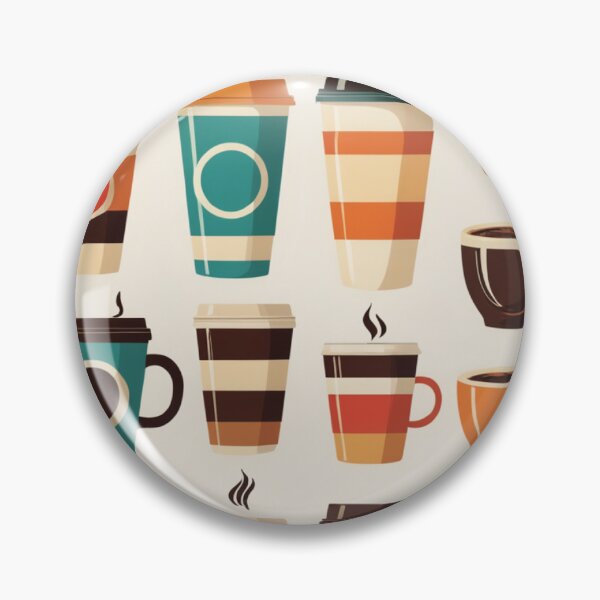 Item preview, Coffee Cup Character Vintage 70s Style – Coffee lover gift designed and sold by michallechowicz.