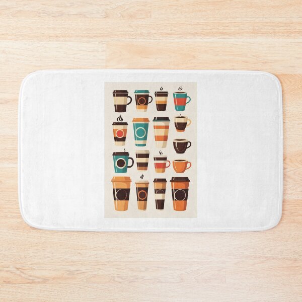 Item preview, Coffee Cup Character Vintage 70s Style – Coffee lover gift designed and sold by michallechowicz.