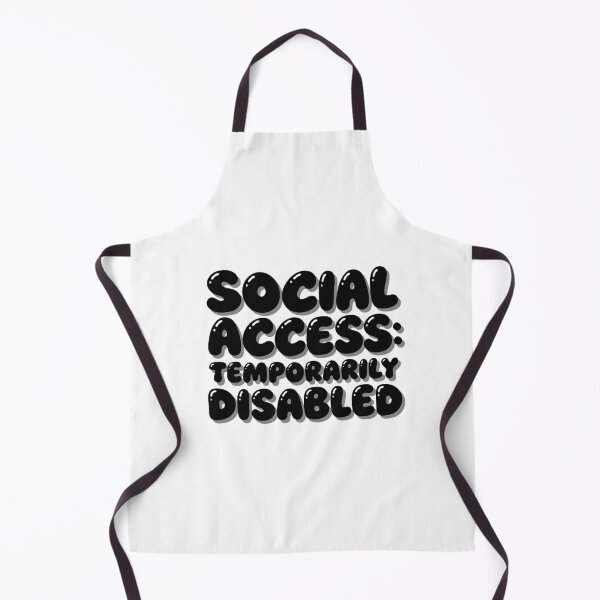 Item preview, Social Access Temporarily Disabled Introvert Humor designed and sold by FZ Studio .
