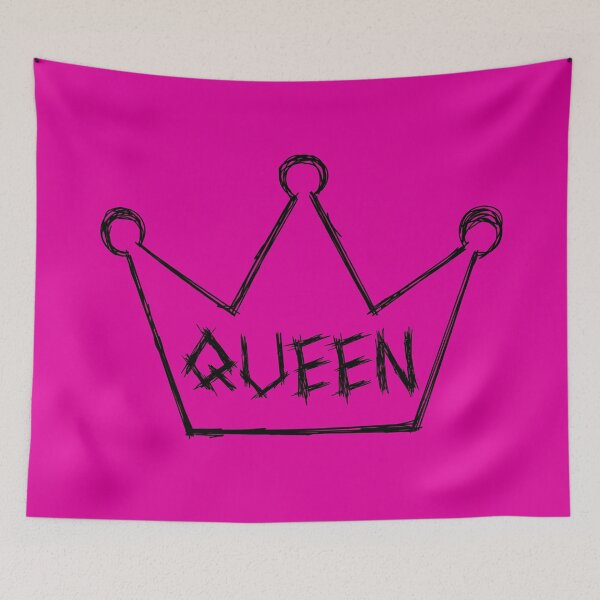 Item preview, Queen (Pink Background) designed and sold by IKDG.