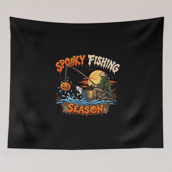 Item preview, Spooky fishing season designed and sold by Konvero.