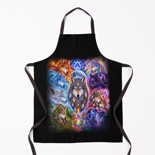 Item preview, Elemental Wolves – Guardians of All Realms designed and sold by TroviTutto.