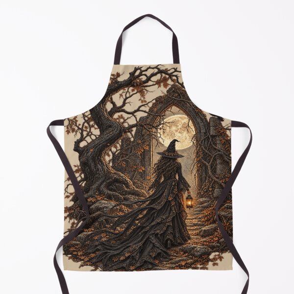 Item preview, Gothic Witch Moon Ruins for Dark Fantasy Fans designed and sold by POD DYNASTY | Original Print On Demand T-Shirt Graphics.
