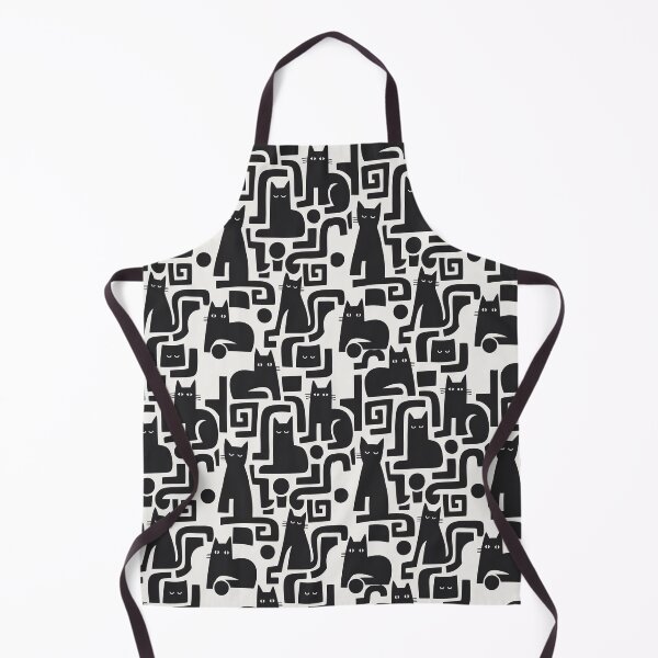 Item preview, Black Cat Pattern Stylish Feminine Minimal Design designed and sold by Bloomie_Studio .