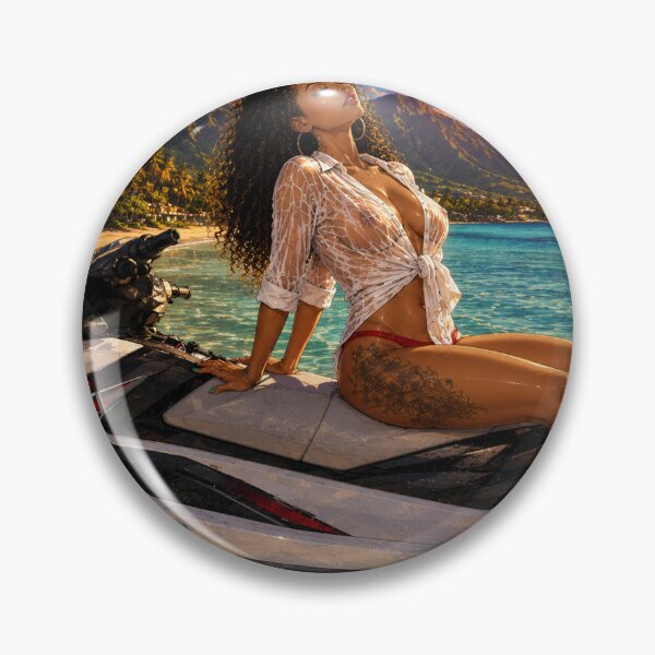 Item preview, Tropical Sunset | Anime Beach Girl Summer Art designed and sold by TedKentPhoto.