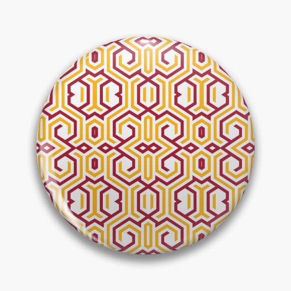Item preview, Red Gold Geometric Lattice Pattern designed and sold by adrian noble.
