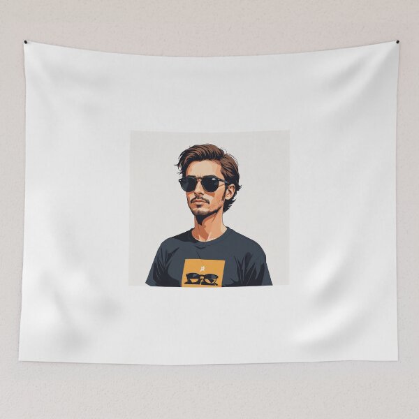 Item preview, Masked Runner Character Cool Sunglasses Look – Action runner gift designed and sold by michallechowicz.