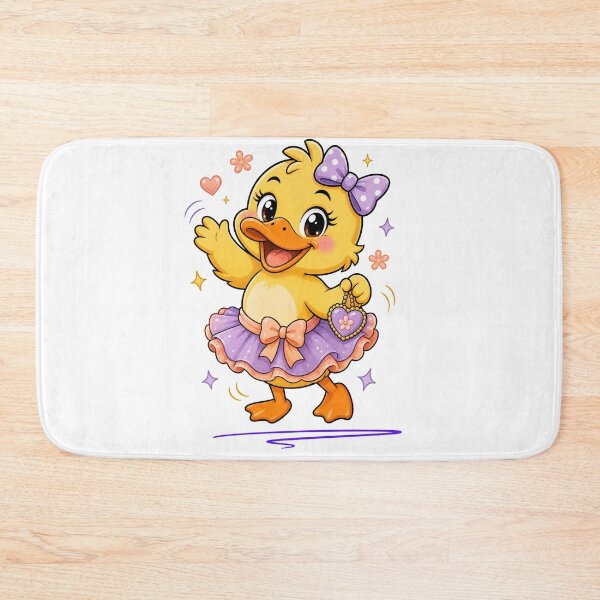 Item preview, Cute Duckling Ballerina Illustration designed and sold by InfiniEmotion.