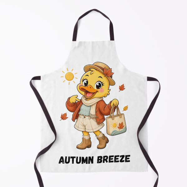 Aperçu de l'œuvre Tenue de transition été-automne « Brise d'automne » avec un adorable canard créée et vendue par InfiniEmotion.