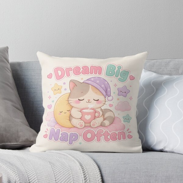 Item preview, Dream Big Nap Often designed and sold by QuixoticDigital.