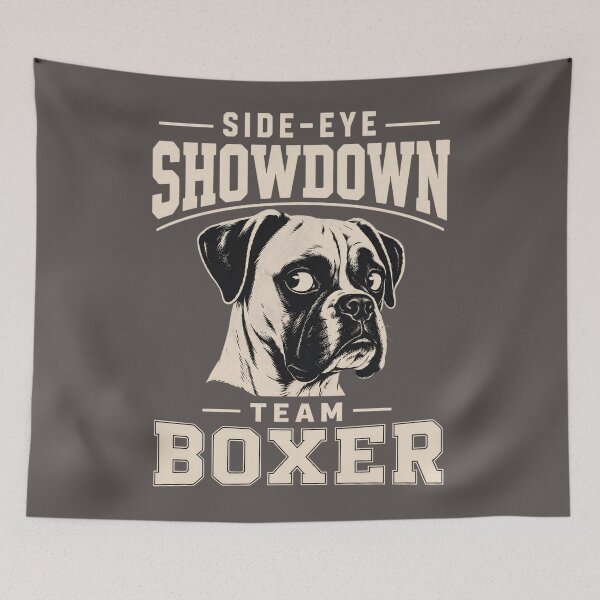 Item preview, Side-Eye Showdown -Team Boxer T-Shirt/Funny Boxer Dog Gift/Judgement Night Dog Humour  designed and sold by Halejo68.
