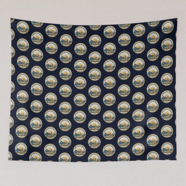 Item preview, Huntington Beach Surf City California Vintage Coastal Emblem designed and sold by Cree8if.