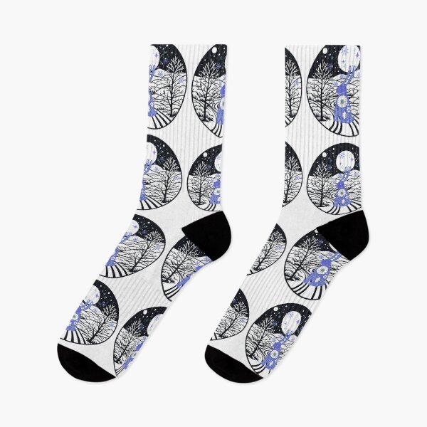 Item preview, Zen rabbit in the silence of snow designed and sold by 247DesignStudio.