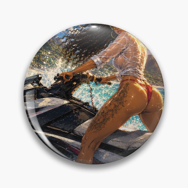 Item preview, Tropical Sunset | Anime Beach Girl Summer Art designed and sold by TedKentPhoto.