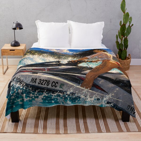 Item preview, Tropical Sunset | Anime Beach Girl Summer Art designed and sold by TedKentPhoto.
