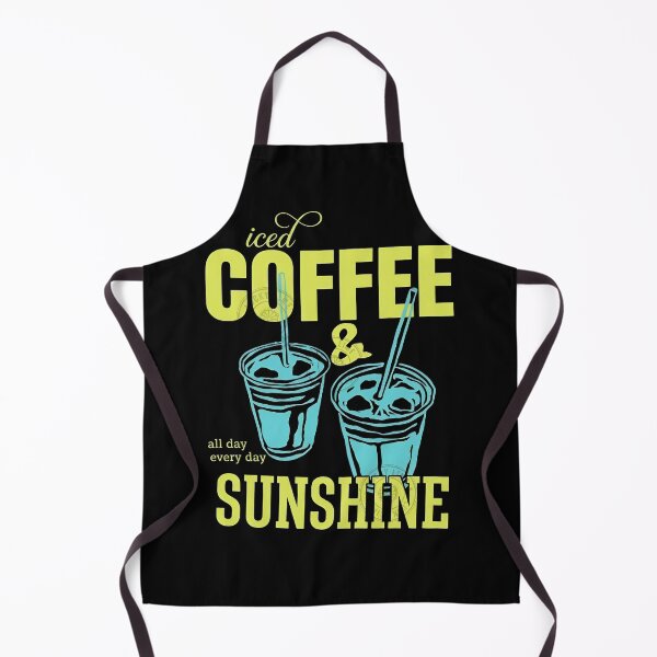 Item preview, Iced Coffee And Sunshine All Day Everyday Graphic designed and sold by iconiicc.