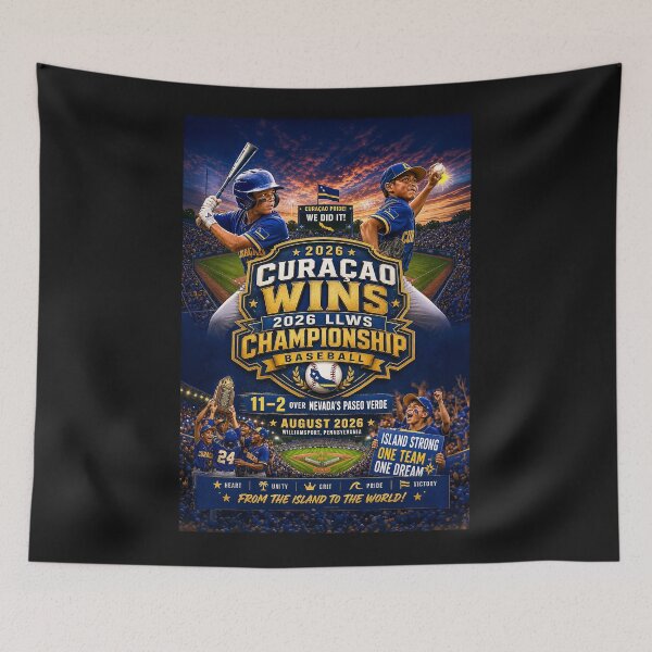 Item preview, CURACAO Wins 2026 LLWS CHAMPIONSHIP designed and sold by DBM Photo Art 1.