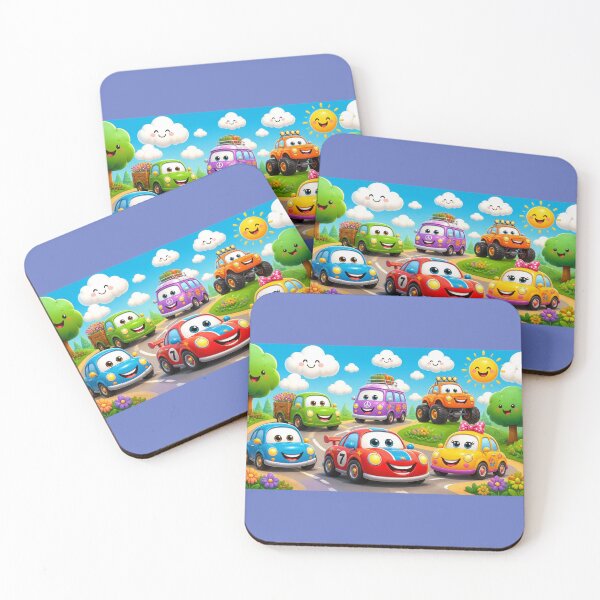 Item preview, Toy Car Friends on a Sunny Day designed and sold by LAURELYDESIGNS.