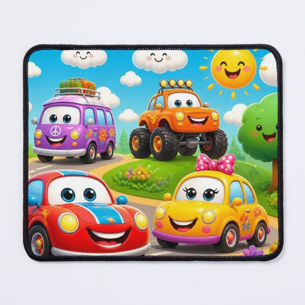 Item preview, Toy Car Friends on a Sunny Day designed and sold by LAURELYDESIGNS.