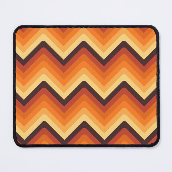 Item preview, 70's Chevron Afghan in Mod Sunset Ombre designed and sold by YesterdayColl.