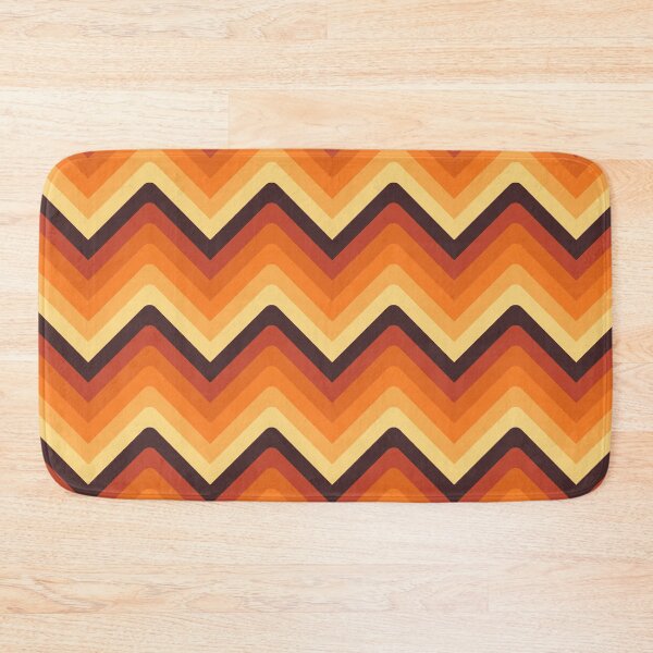 Item preview, 70's Chevron Afghan in Mod Sunset Ombre designed and sold by YesterdayColl.