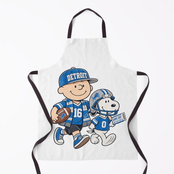 Item preview, Detroit Lions Charlie Brown Snoopy Game Day Football Fan Art designed and sold by slmfams.