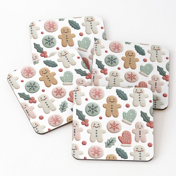 Item preview, Cozy Gingerbread and Holiday Cookie Pattern designed and sold by colorful-white.