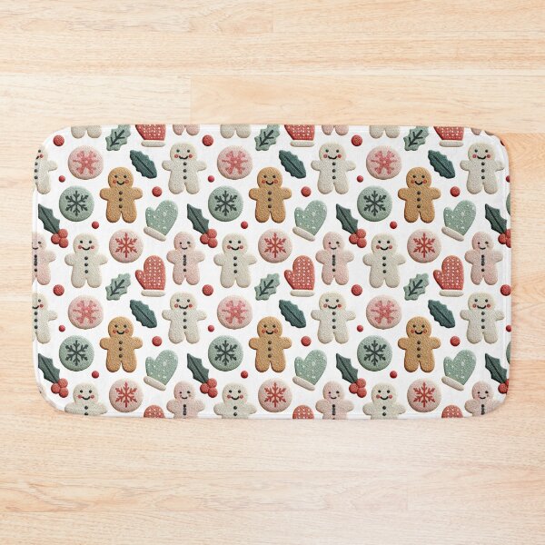 Item preview, Cozy Gingerbread and Holiday Cookie Pattern designed and sold by colorful-white.
