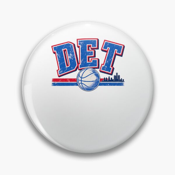 Item preview, DET Detroit Basketball Retro City Skyline Design designed and sold by slmfams.