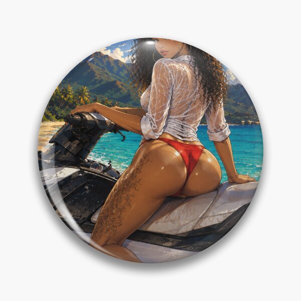 Item preview, Tropical Sunset | Anime Beach Girl Summer Art designed and sold by TedKentPhoto.
