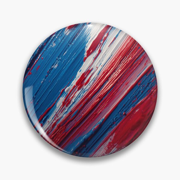 Item preview, Patriotic Brushstroke Texture Abstract Oil Paint designed and sold by Harmonic_Layers.